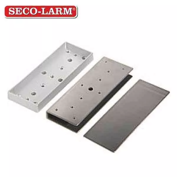 Seco-Larm - Glass Door "U" -Brackets for 1200 lb Series Electromagnetic Locks - Indoor