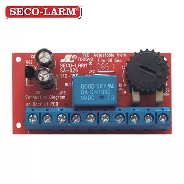 Seco-Larm - Mini Timer Module - Low Voltage Miniature Delay Timer Module w/ Relay Output