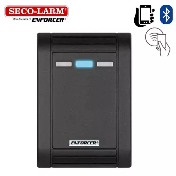 Seco-Larm - PR-B1124-PQ - ENFORCER - Bluetooth / Prox - Access Control Reader - 1000 Users - Weatherproof - Vandal Resistant - Outdoor