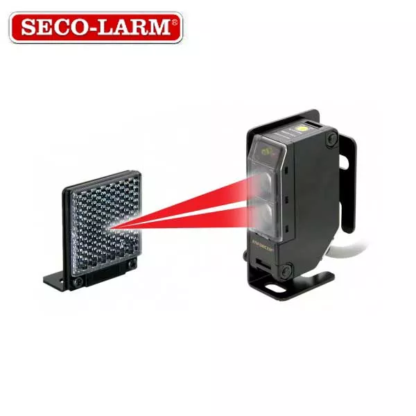 Seco-Larm - Reflective Photoelectric Beam Sensor for Gates / Garages -35 Ft Range
