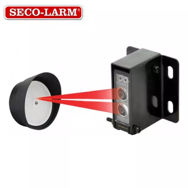 Seco-Larm - Reflective Photoelectric Beam Sensor for Gates / Garages-45 Ft Range