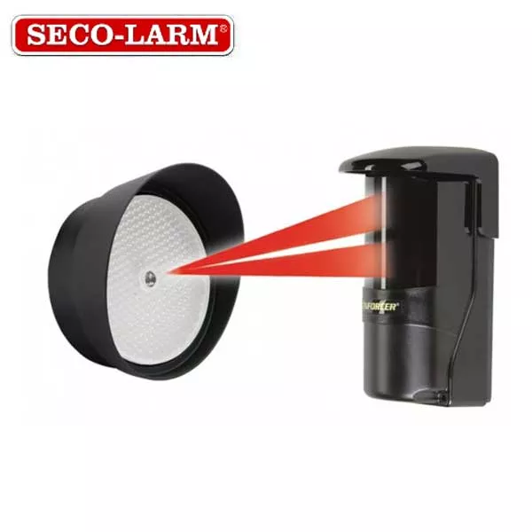 Seco-Larm - Reflective Photoelectric Beam Sensor for Gates / Garages-50 Ft Range