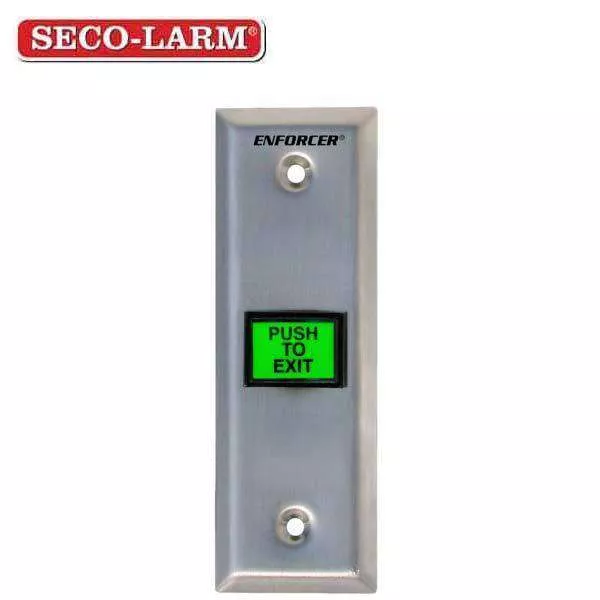 Seco-Larm - Slimline LED Illuminated RTE Wall Plate - Built-in Timer