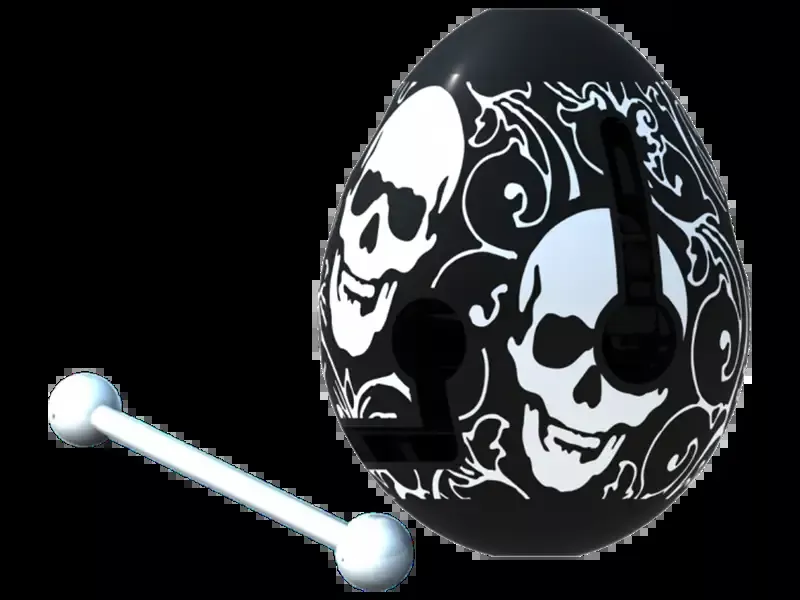 Smart Egg Labyrinth Puzzle: Level 1, Skull