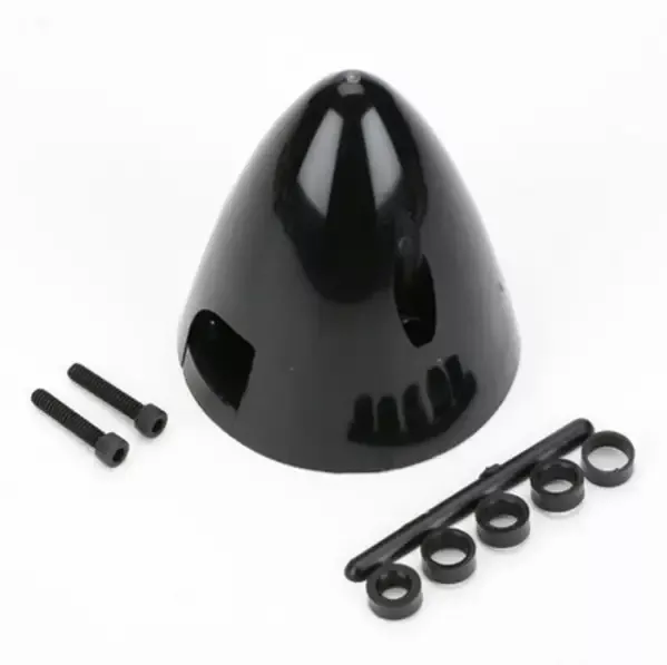 Spinner, 4 Pin, 2-1/2″, Black