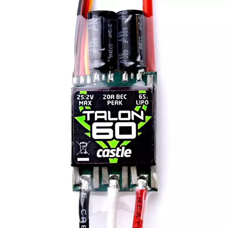 Talon 60, 60-Amp 6S Max,Heavy Duty BEC