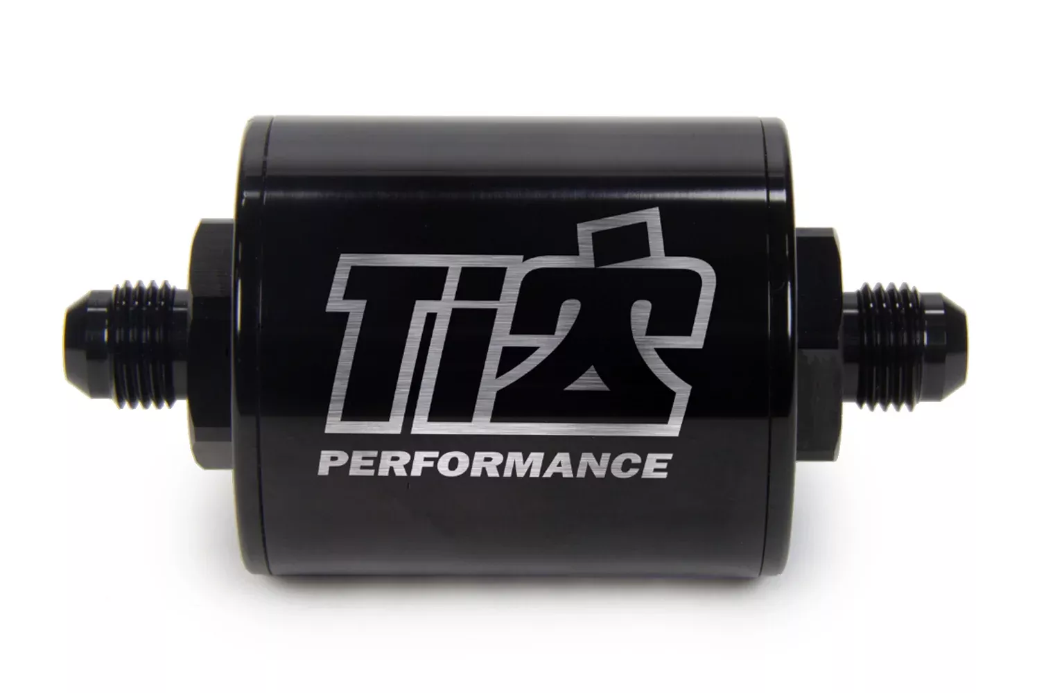 TI22 Performance - 6 AN Fuel Filter Short Style 100 Micron Black