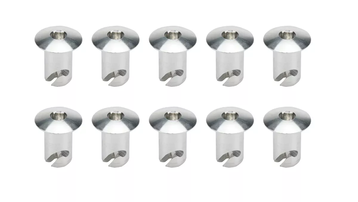 TI22 Performance - Allen Head Quick Turn Fastener .500 Plain Alum