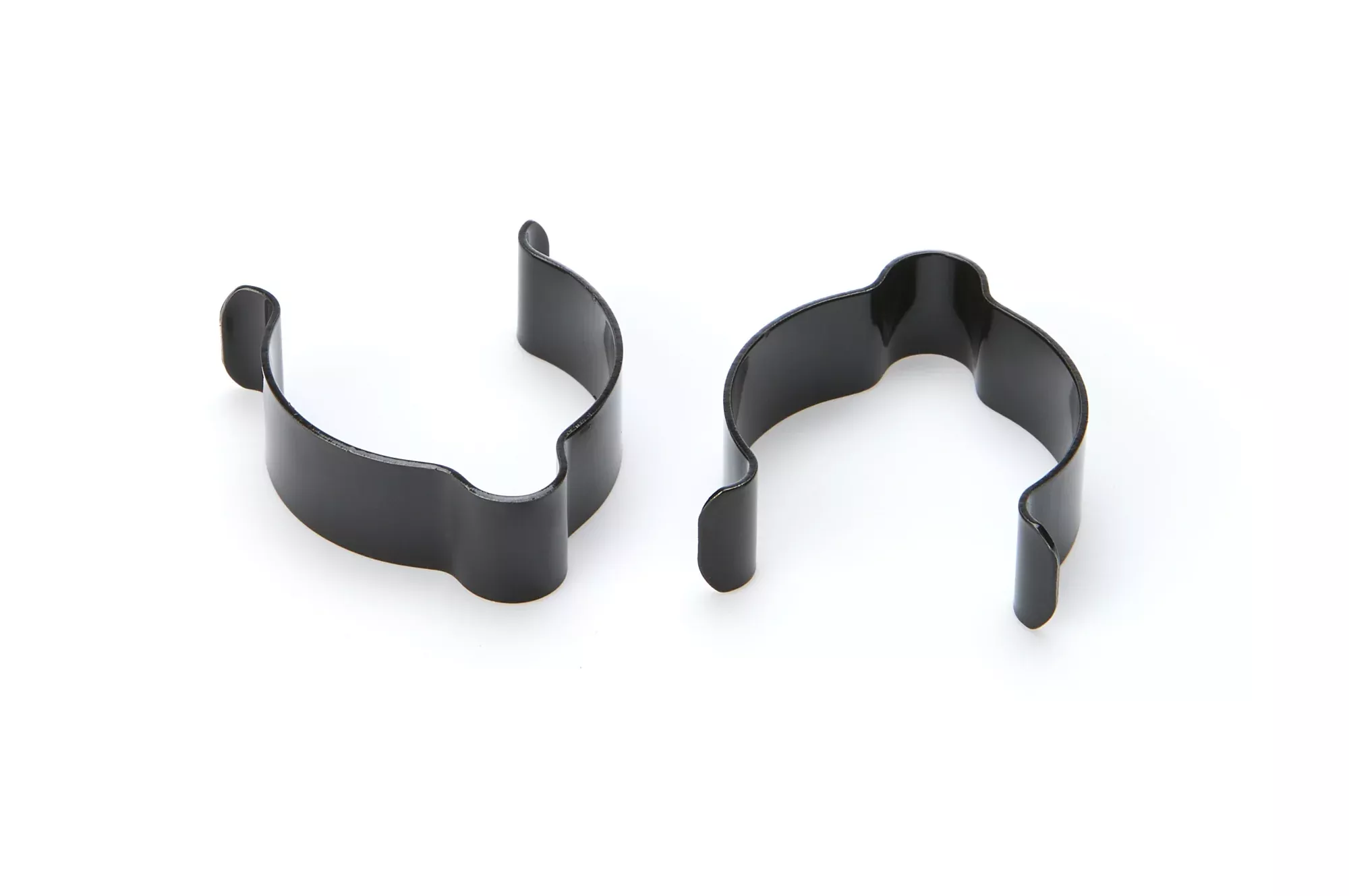TI22 Performance - Brake Line Clip 1.25in Stainless Steel Pair Blk