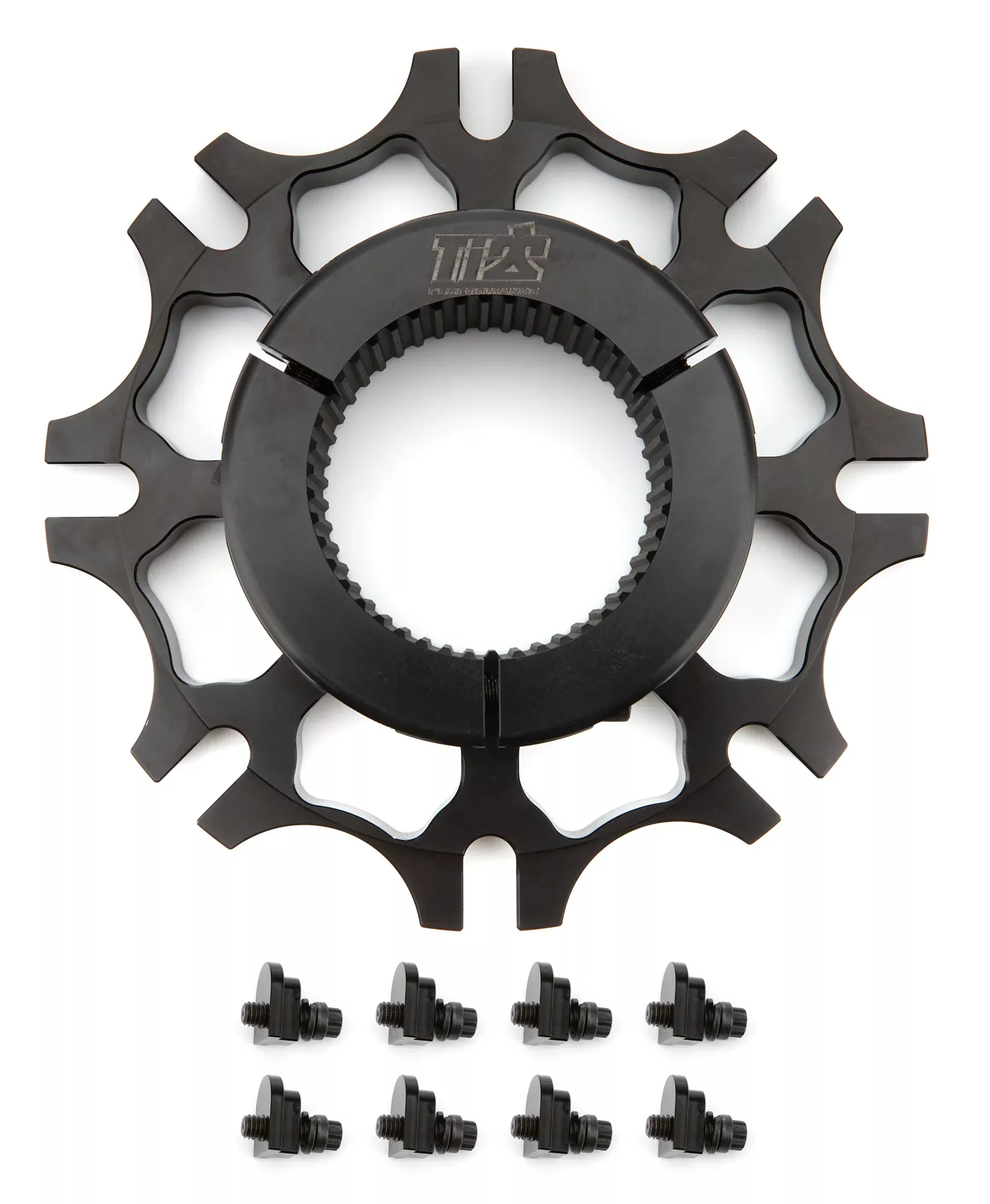 TI22 Performance - Brake Rotor Hub Inboard Splined Black Aluminum