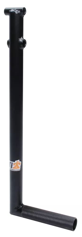 TI22 Performance - Chromoly Brake Pedal 1in Raised Rail Black