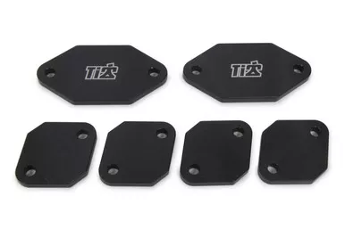 TI22 Performance - Exhaust Port Blockoffs Aluminum Standard Port