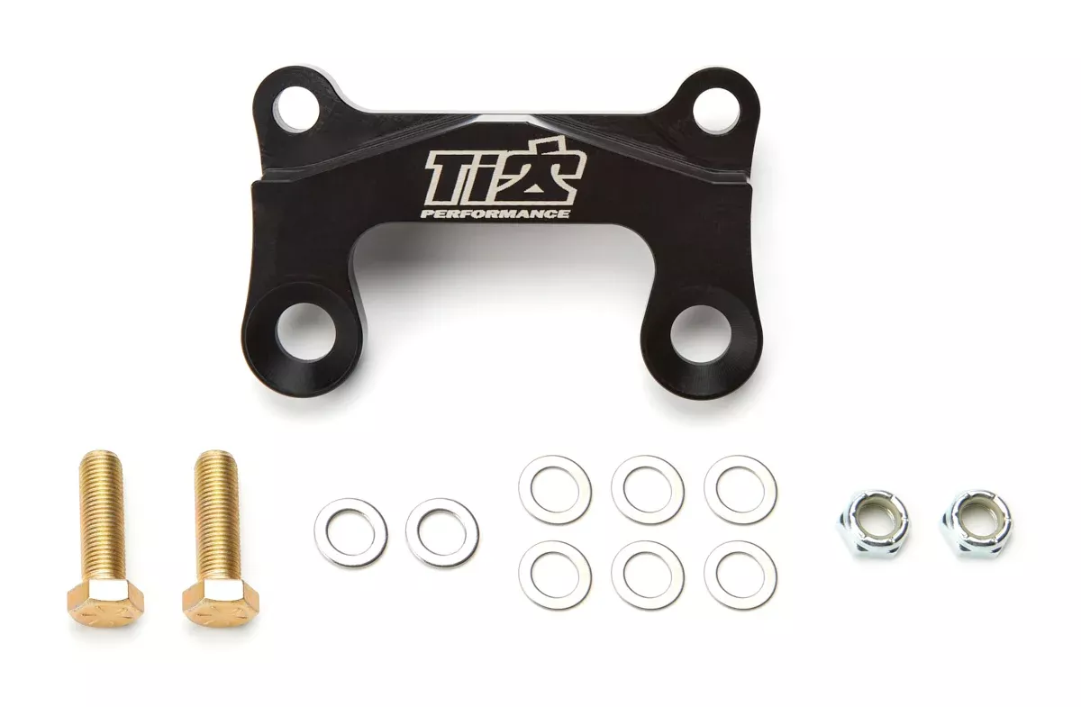 TI22 Performance - HD Brake Mount Front Black For 11in Rotor