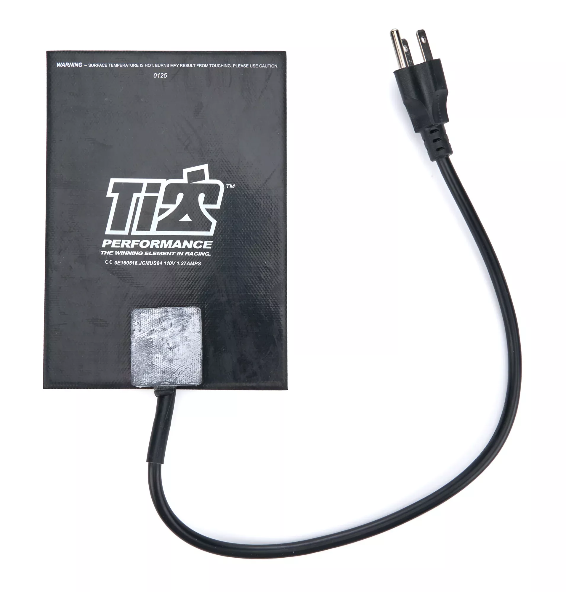 TI22 Performance - Oil Tank Heater Pad 5x7in Stick On 110v Blk