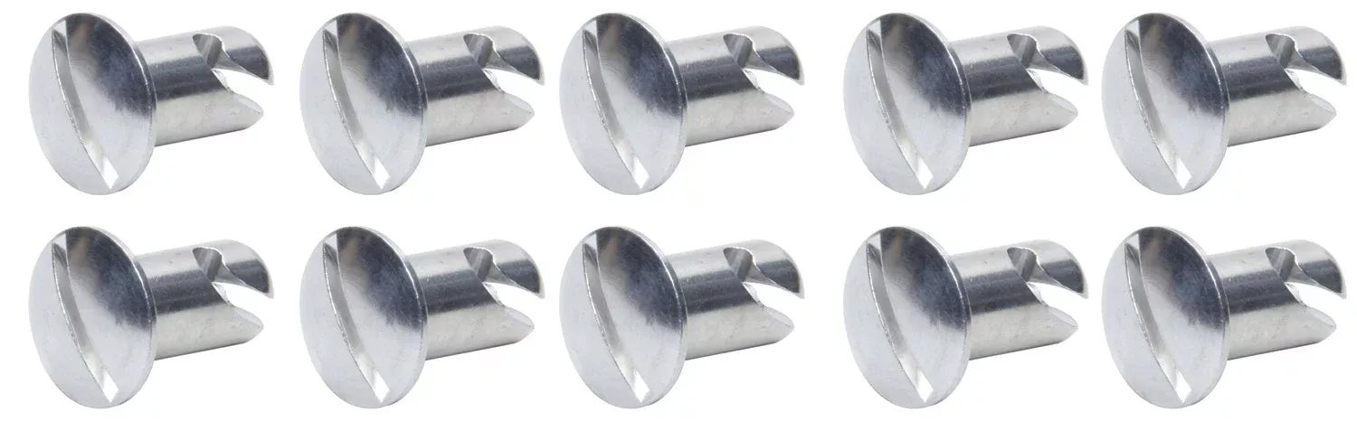 TI22 Performance - Oval Head Dzus Buttons .550 Long 10 Pack
