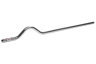 TI22 Performance - S-Bend Chromoly Steering Rod 50 in Chrome
