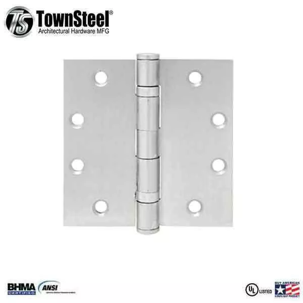 TownSteel - TH 179 - Door Hinge - 4.5" x 4.5"- Standard Weight - USP - Primed for Paint