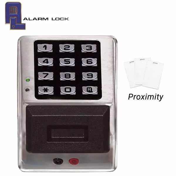 Trilogy PDK3000 -Weatherproof Digital PROX Access Control Keypads w/ Audit Trail- Satin Chrome - 26D (Alarm Lock)