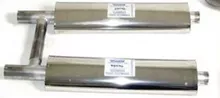 Triumph TR8 Stainless Center Mufflers (LH & RH)