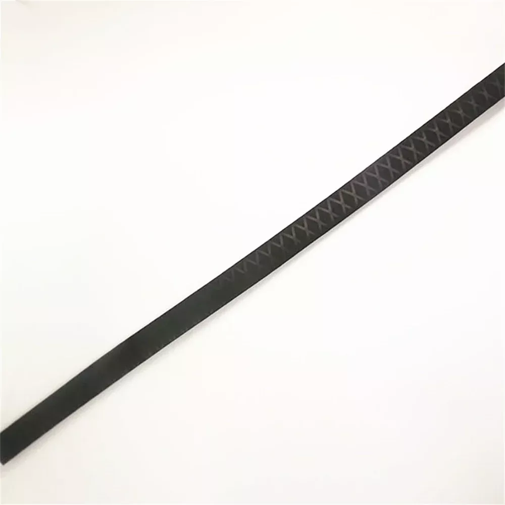 Tube Heat Shrinkable Wrap Tubing Black 39'' Flat Width 48mm For Rod Grips Soft