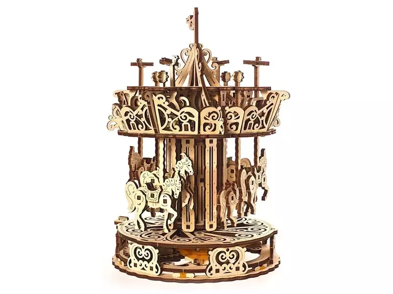 UGears Carousel Wooden 3D Model