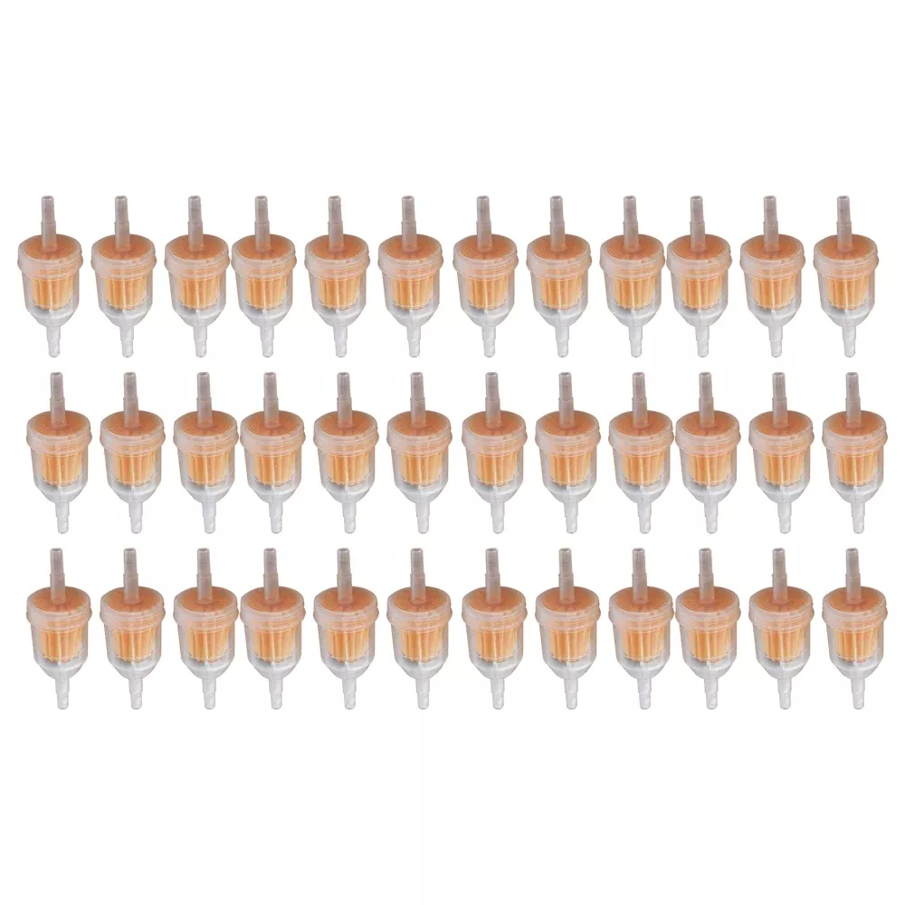 Universal Fuel Filter 36 Pack 1/4" x 5/16" Gas Inline For Kawasaki Kohler Briggs