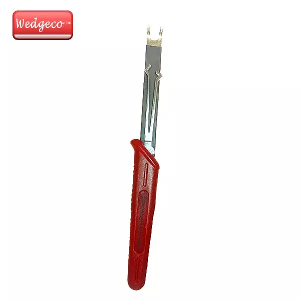 Wedgeco - Red Handle 4 BladesWith Tension Wrench Combo (#500)