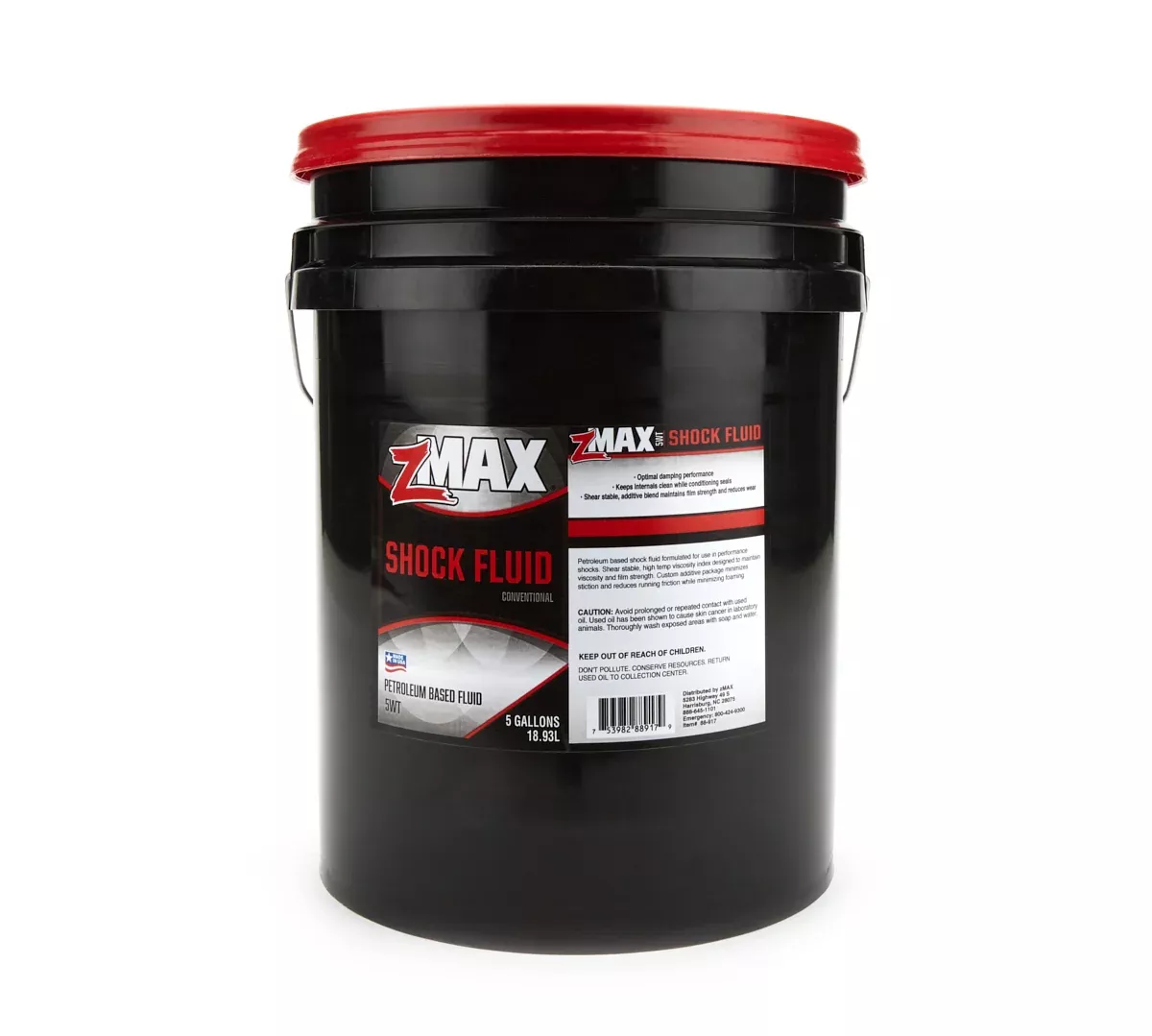 zMAX Micro-lubricant - Shock Fluid 5wt Conventi onal 5 Gal. Pail